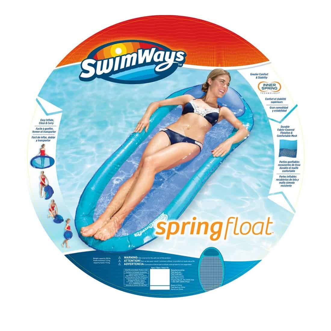 Pool chair for relaxation on the water, ideal for summer days.