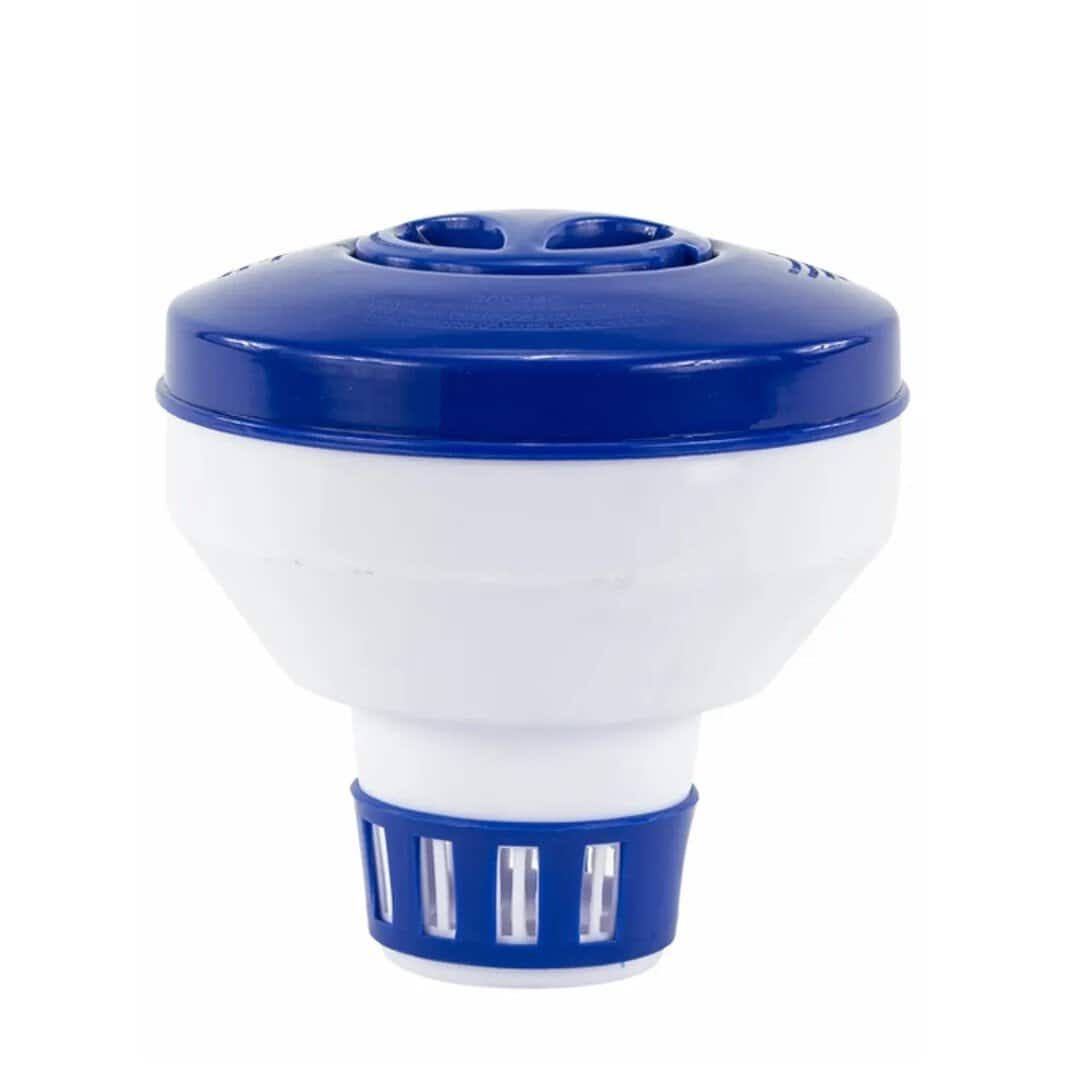 Kokido mini chlorine floater for small chlorine tablets, pool accessory.