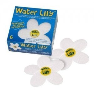 Water Lily - Absorbent for fats and oil, 6 pieces, ideal for removing grease and oil.
