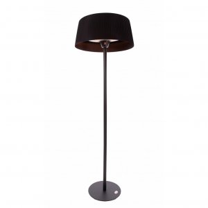 Black patio heater Sunred Artix 2100 for outdoor use.