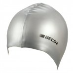 Beco Bathing Cap Silicone Unisex One Size Silver