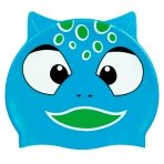 Beco Kinder Badekappe Silikon Unisex - Tiermotiv blau