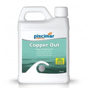 Copper remover for pools, Piscimar Copper Out, effective against excess copper.