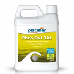 Piscimar Phos-Out 3XL phosphate remover for pools.