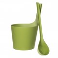 Rento Pisara Design Sauna bucket and spoon - Moss green