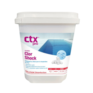 ChlorineShock Premium tablets for pool cleaning, 5kg, 30g.
