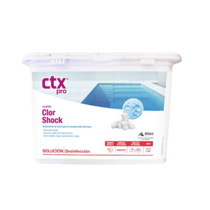 Small chlorine tablets for pool cleaning, 30 grams.
