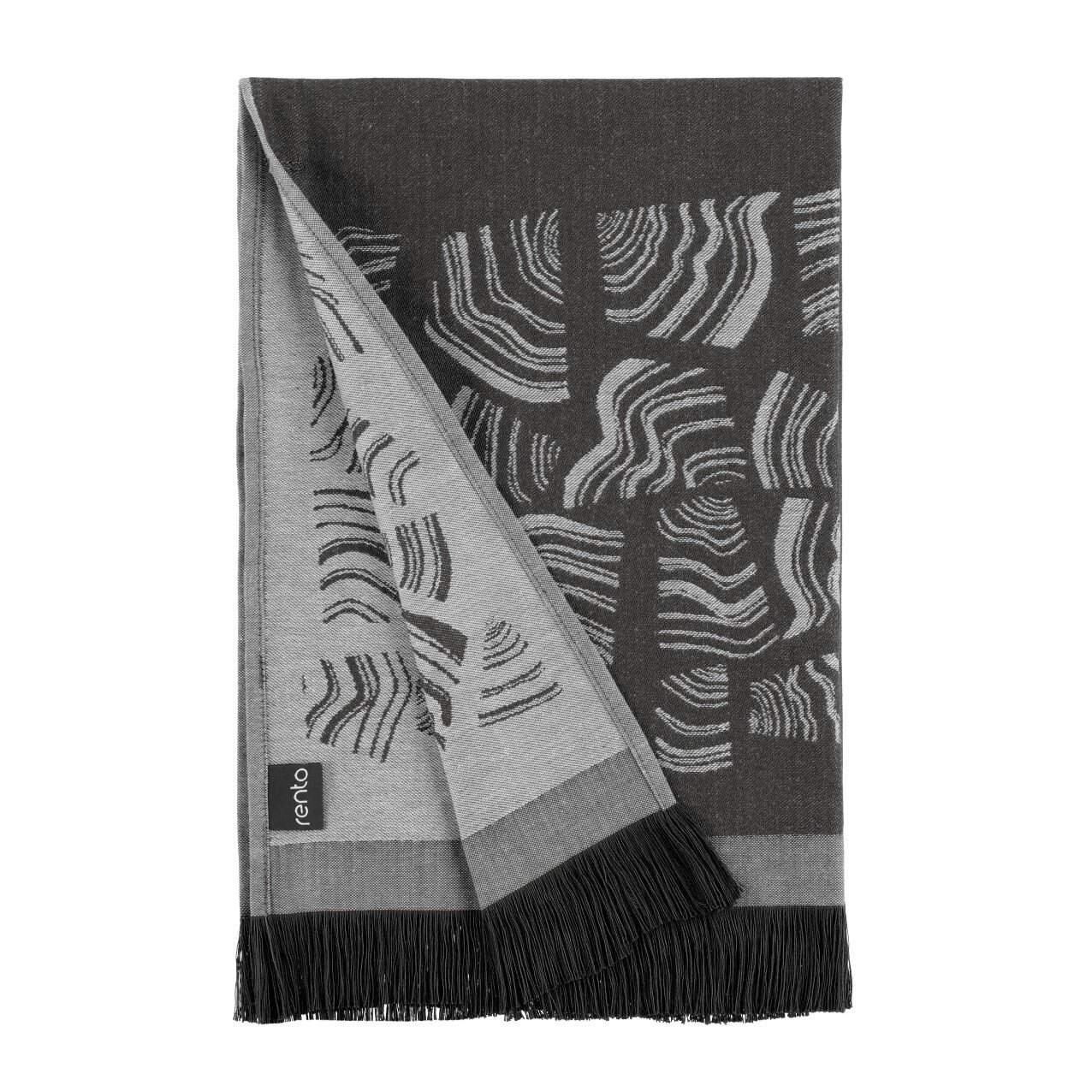 Sauna towel black 50x70 cm - Rento