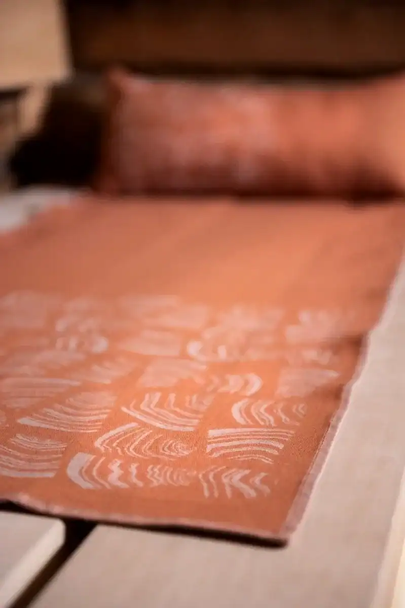 Rento Pino brown sauna cushion for extra comfort during sauna visits.