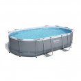 Bestway Power Steel oval pool - 488 x 305 x 107 cm - with filter pump and accessories