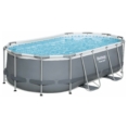 Bestway Power Steel oval pool - 427 x 250 x 100 cm - with filter pump and accessories