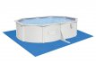 Bestway Hydrium Pool 500 x 360 x 120 cm, inkl. Pumpe, Pooltreppe, Abdeckung und Bodenplane