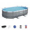 Bestway Power Steel 488 x 305 x 107 cm, includes pump, cover and pool steps