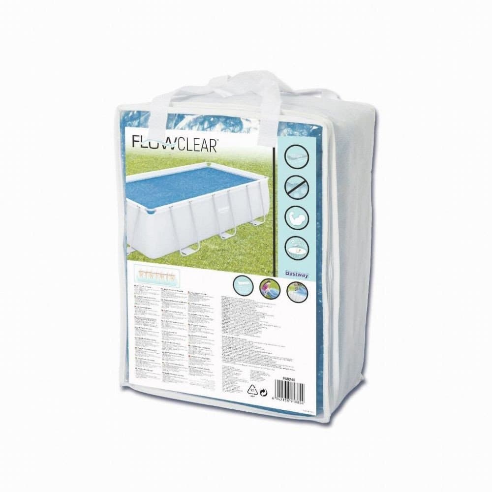 Bestway Flowclear Solar cover rectangular 404 cm - 80 micron