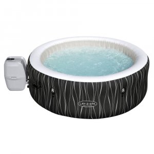 Luxury inflatable hot tub with Airjet and Freeze Shield for 4-6 people.