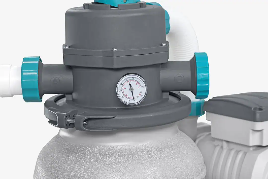 Sand filter pump for pools, Bestway Flowclear model, with a capacity of 6 m³/h for clean and cl.