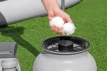 Sand filter pump for pool cleaning, suitable for fast and effective water filtering.