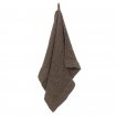 Black sauna towel Kenno 50x70 cm, ideal for relaxation and comfort.