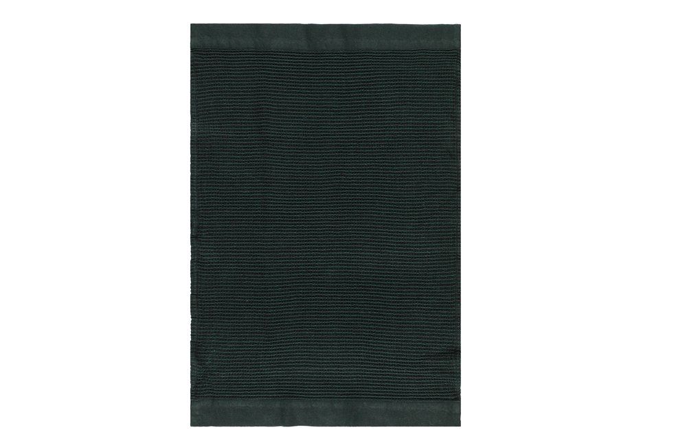 Swimming towel in dark green, 50x70 cm, ideal for sauna and pool use.