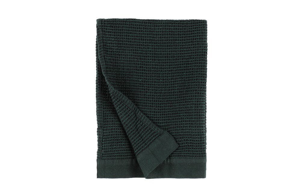 Dark green sauna towel 50x70 cm from Rento Kenno.