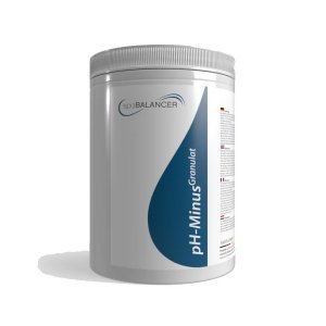 pH-Minus granules for pool water, SpaBalancer brand, pH value correction.