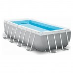 Intex Prism Frame Pool - 400 x 200 x 122 cm - with filter pump and steps