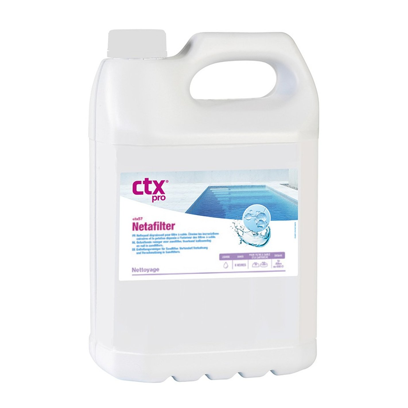 Entkalkungsreiniger für Sandfilter - Netafilter - CTX-57