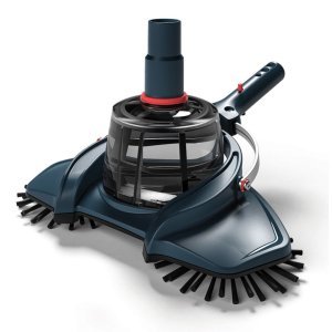 Roto Trap vacuum brush with rotating brushes for pool cleaning.
