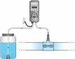 Dosing pump for pool water with Aquaforte Dosatech system.