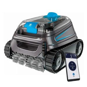 Zodiac CNX 30 iQ pool robot with app control and advanced cleaning function.