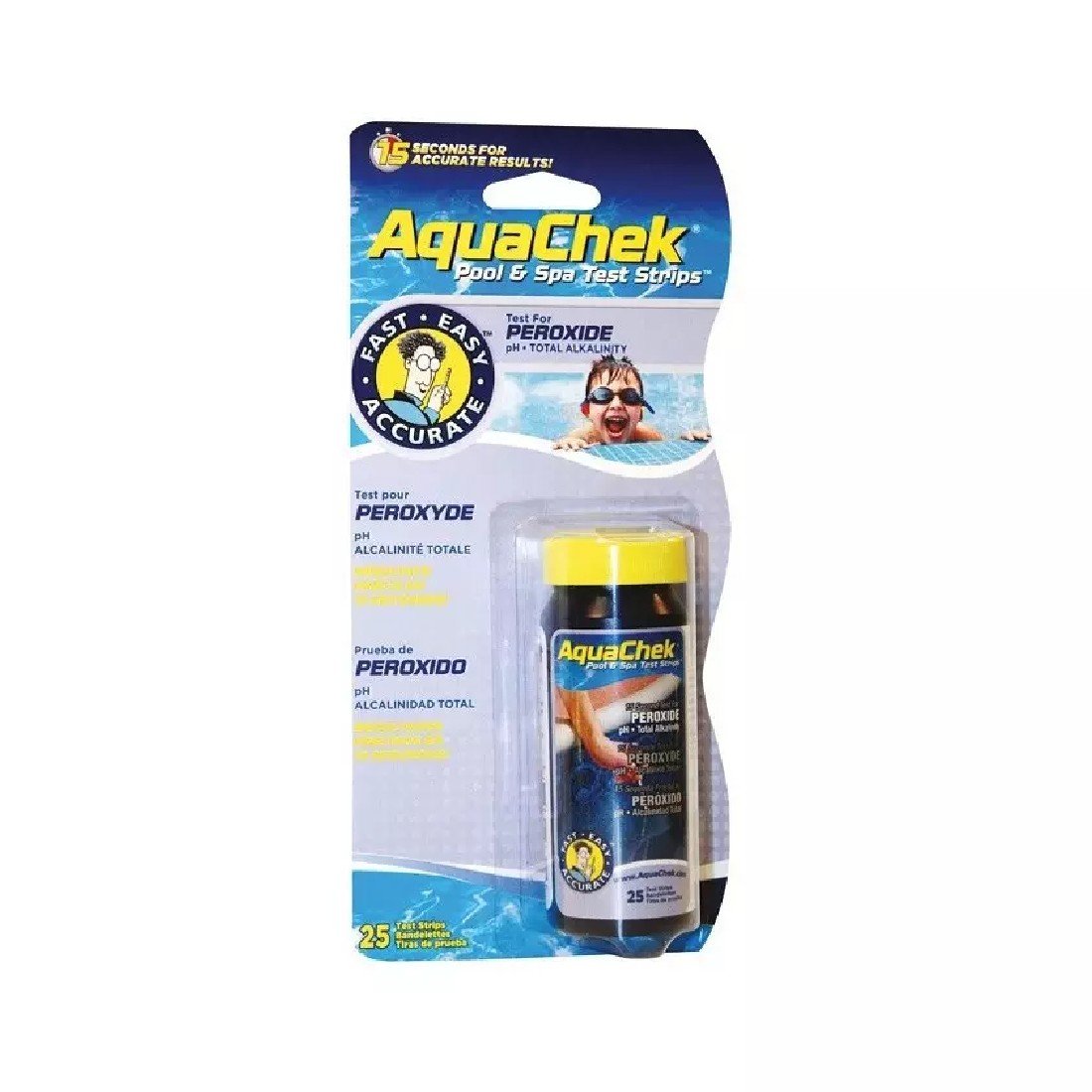 Aquachek Peroxide 3 in 1 - 25 test strips