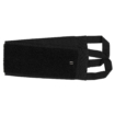 Black linen terry back scrubber 14x70 cm for comfortable use.