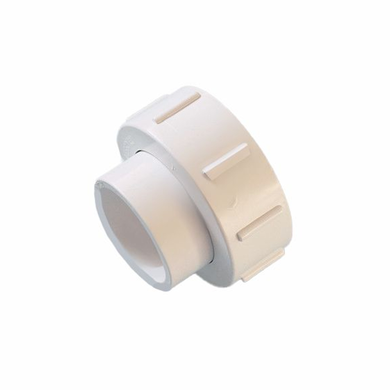 White connection fitting with nut - ZX113900082 - 2 pcs.