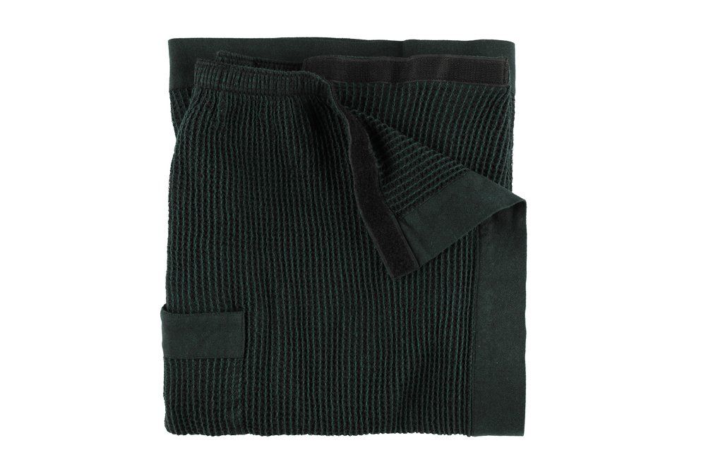 Rento Sauna Waist towel Kenno 70x145 cm - black/dark green