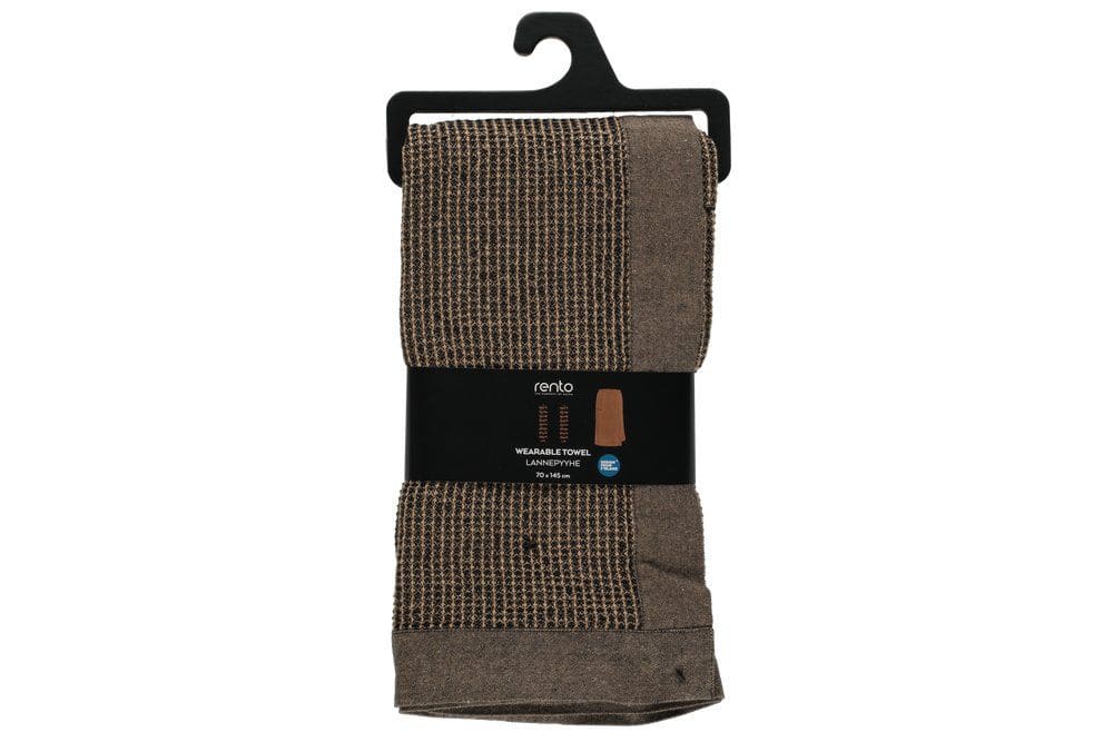Rento sauna towel Kenno, 70x145 cm, in beige, ideal for sauna and wellness.