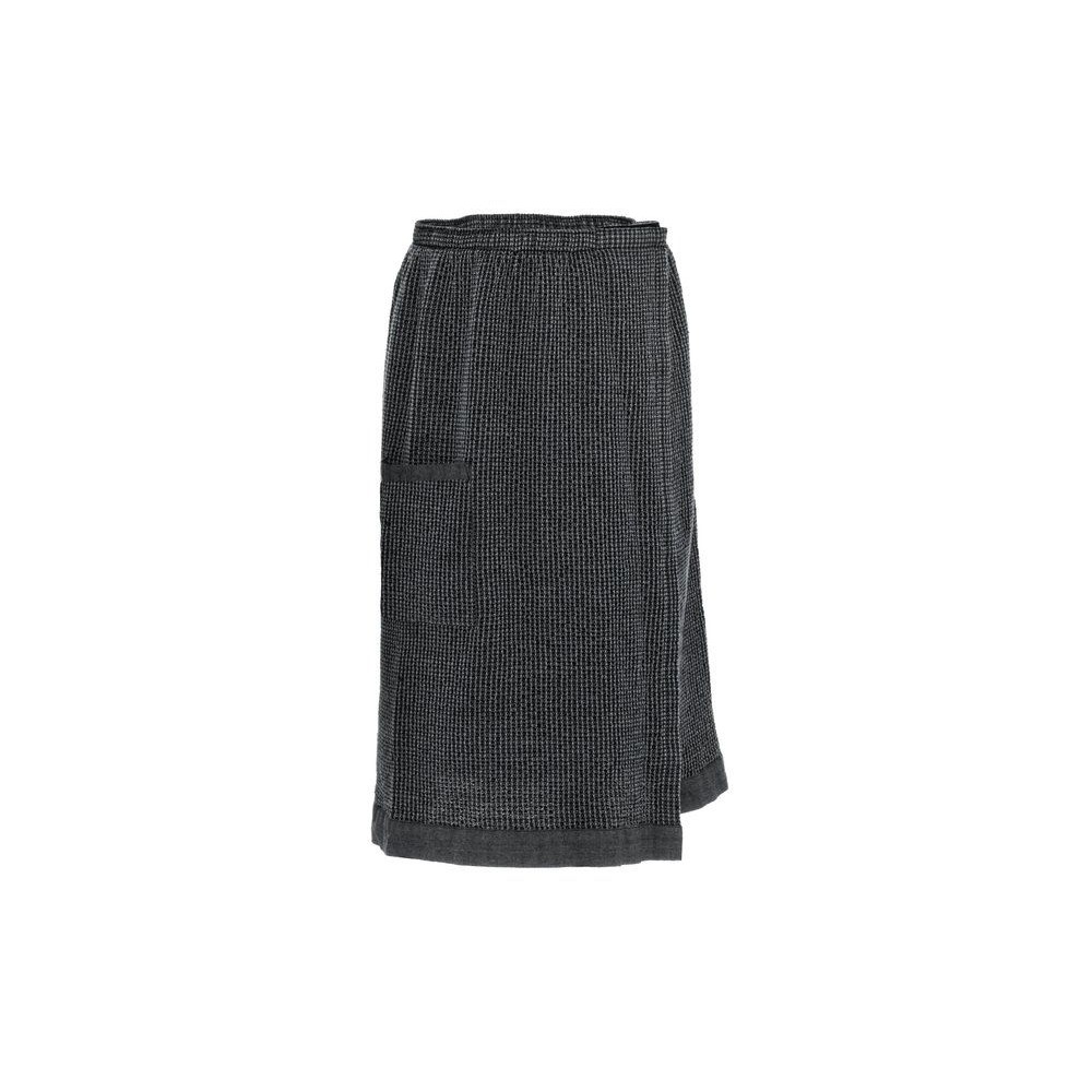 Rento Sauna Waist Towel Kenno 70x145 cm - Black/Grey