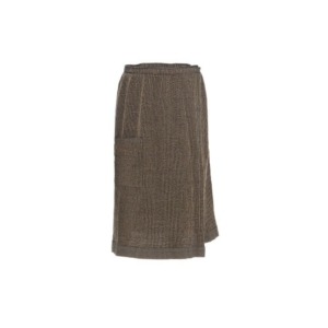 Rento sauna waist towel in beige, 70x145 cm, soft terry cloth.