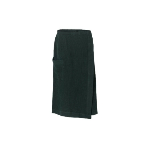Dark green Rento Sauna towel of 70x145 cm.