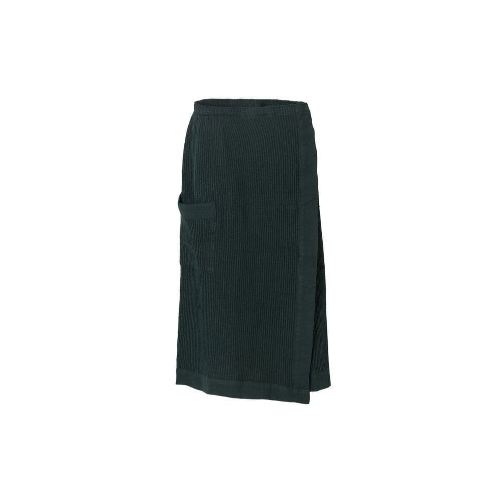 Dark green Rento Sauna towel of 70x145 cm.