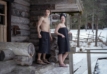 Rento Sauna Towel Kenno 70x145 cm in grey, ideal for sauna and wellness.