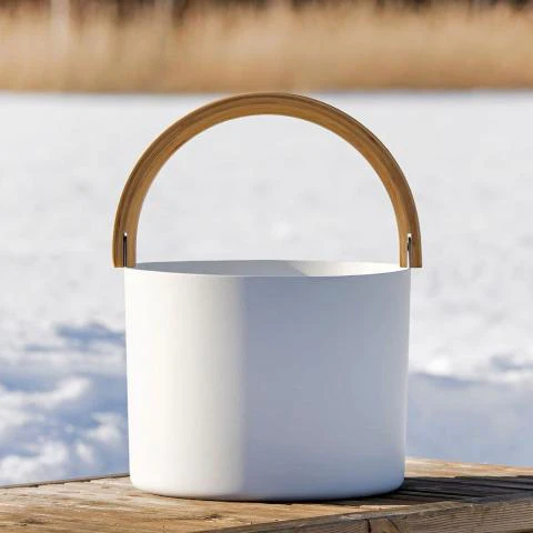 Kolo Sauna Bucket 2 - White - Bucket for Sauna