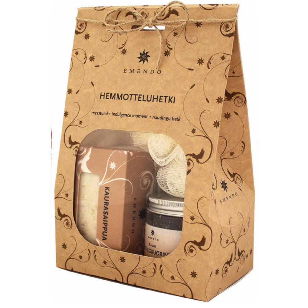 Emendo Pamper Moment gift pack - Oat soap &amp; body scrub