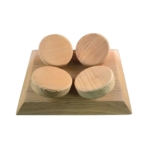 Ergonomische Kopfstütze Quadrat für Sauna (Red Cedar) - Halu