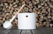 Kolo Design Sauna Bucket + Spoon - White
