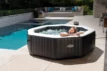 Intex Pure Spa Jet & Bubble Deluxe, 4-person inflatable spa with jets and bubbles for ultimate rela.
