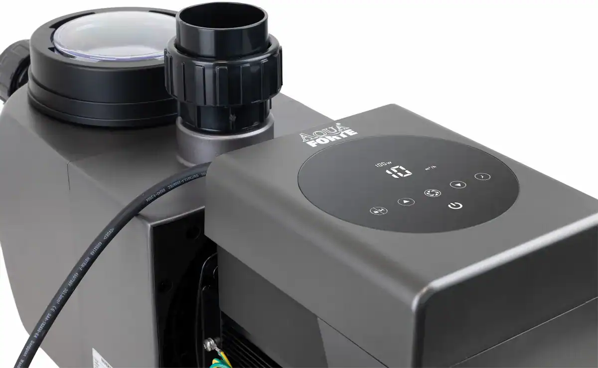 Water treatment device for pools, easy to use and effective for clean water.