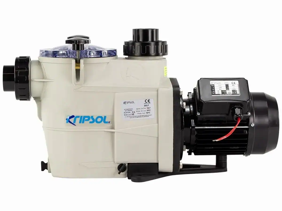 Kripsol Koral KS75 pool pump for efficient water circulation up to 16m³.