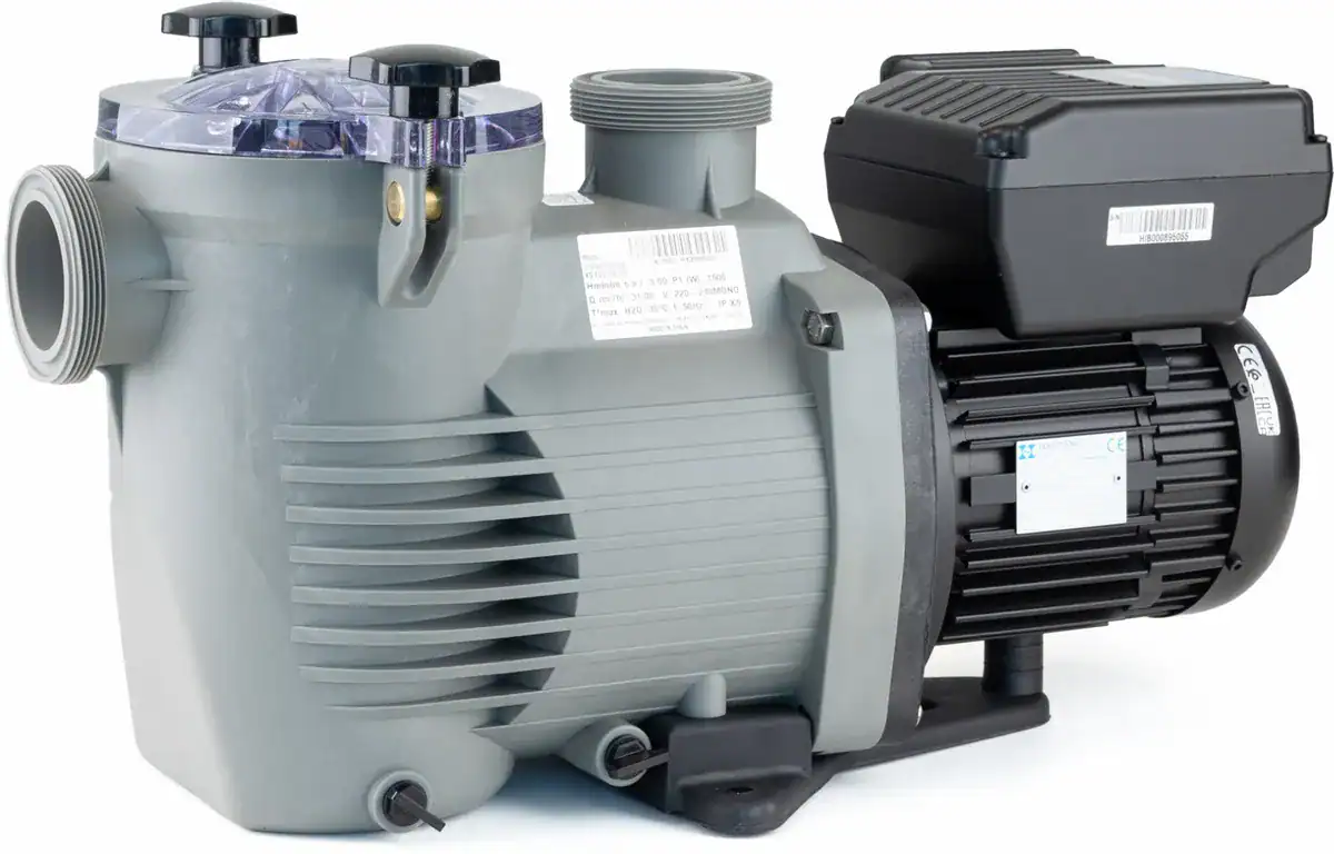 Filter pump for pool water, energy-efficient and durable.