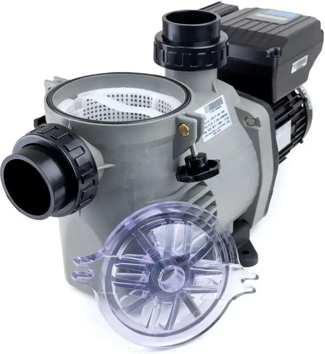 Filter pump for pool, ideal for water circulation and cleaning.