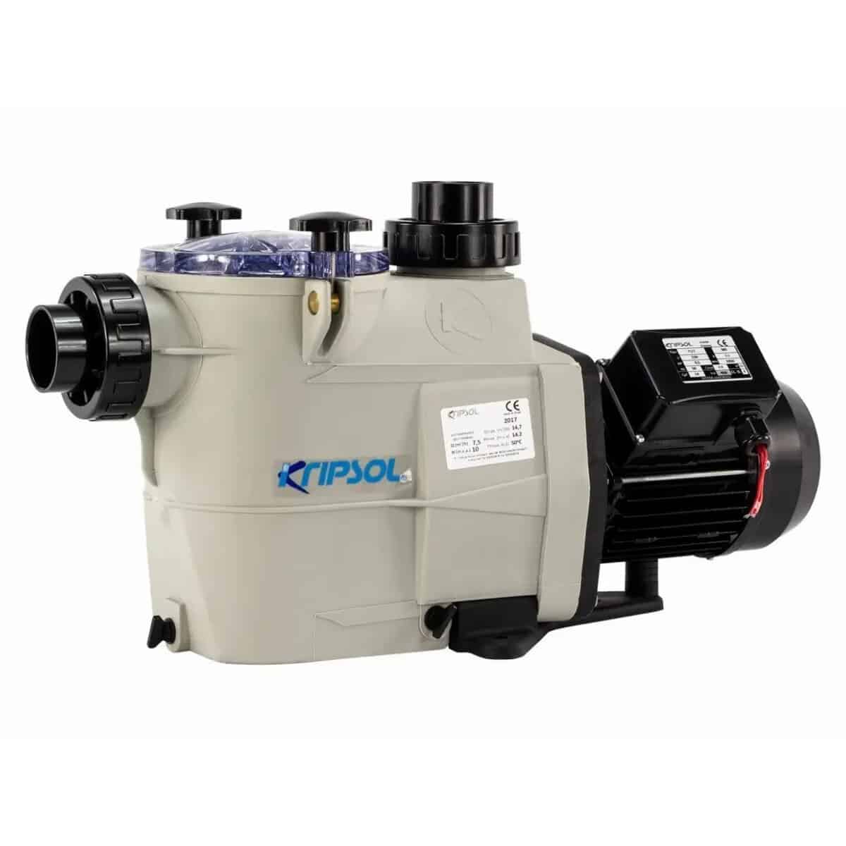 Filter pump for pool water, suitable for clean and clear water.